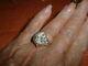Vintage Sterling Silver Moon And Star Poison Ring Size 8.5 Wow