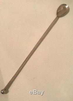 Vintage Sterling Silver Randahl 10 Inches Bar Tool Cocktail Spoon