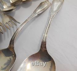 Vintage Sterling Silver Silverware Set of 20 M. S. Smith 1866 / Whiting Ivy