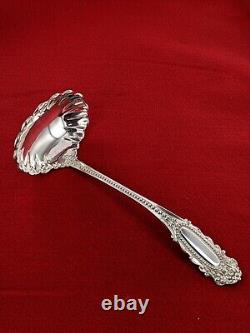 Vintage Wallace 1895 Eugenie Sterling Silver 8 1/2 Soup Ladle No Monogram