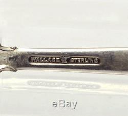 Vintage Wallace Grande Baroque sterling silver flatware set 4 lunch service 24pc