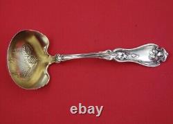 Violet By Whiting Sterling Silver Gravy Ladle gold washed 7