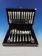 Violet By Wallace Sterling Silver Flatware Set For 12 Service 51 Pieces No Mono