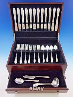 Virginian by Oneida Sterling Silver Flatware Service for 12 Set 51 Pieces