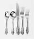 Wallace Grande Baroque Sterling Silver Dinner Flatware, 5 Piece Place Setting