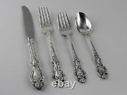 Wallace Grand Victorian Sterling Silver 4 Piece Place Setting No Monograms