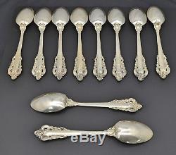 Wallace Grande Baroque Sterling Silver 41pc Flatware Set Nice Preowned Condition