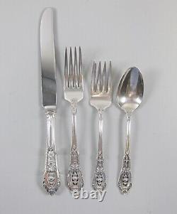 Wallace ROSE POINT Sterling Flatware 4pc Place Setting Multi Available No Mono