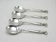 Wallace Romance Of The Sea Sterling Silver Cream Soup Spoons Set Of 4 6