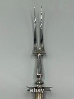 Wallace Sterling Silver Handled Carving Set Stainless Steel Blade and Tines