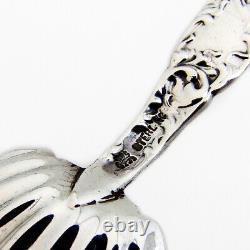 Whiting Heraldic Almond Scoop Sterling Silver 1880