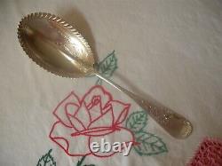 Whiting Sterling Silver 9 1/16 Serving Spoon, 1882 Antique Lily