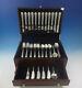 Wild Flower By Royal Crest Sterling Silver Flatware Set 12 Service 74 Pieces