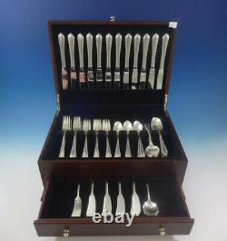 Wild Flower by Royal Crest Sterling Silver Flatware Set 12 Service 74 Pieces