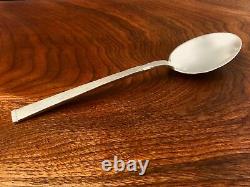 -new Old Newbury Crafters Handwrought Sterling Silver Place Spoon Pattern Karen