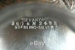19thc Superbe Antique En Argent Sterling Tiffany & Co Gaufrée Tasse De Poignée