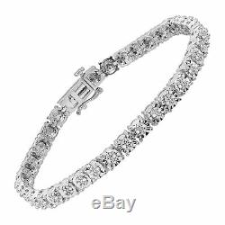 1/4 Ct Diamant Tennis Bracelet En Argent Sterling