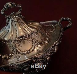 2 Gorres Chanteuses Grand Sterling Rare Gorham Chantilly 72 Troy Oz