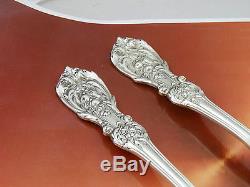 2 Grands 8 Francis I 1ère Dinner Taille Argent Fourchette Reed Barton Post-1940