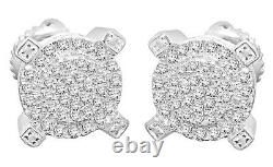 52 Carat Sterling Silver Mens Femmes 9mm 100% Real Diamondes Etudes D'entreprises