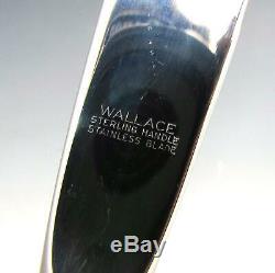 60 Pc Wallace Grande Baroque Sterling Silver Flatware Service Set Pour 12