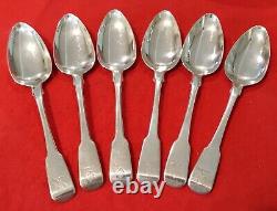 (6) Solomon Hougham Sterling Silver 6 3/4 Soupes Ovales Londres 1814