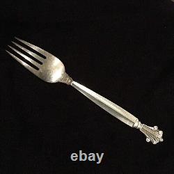 Acanthe par Georg Jensen Fourchette de dîner en argent sterling 7 1/8