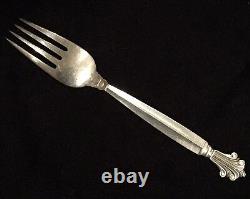 Acanthe par Georg Jensen Fourchette de dîner en argent sterling 7 1/8