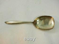 Argent Rythme Interational Sterling Large Solid Smooth Casserole Spoon