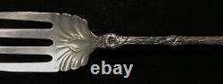 Argent Sterling Flatware Whiting Lily Salad Servir Fourche Rare