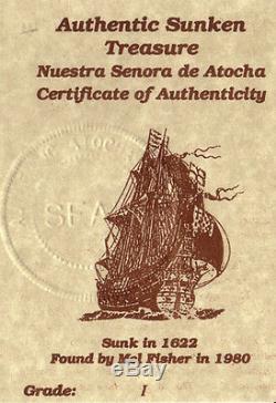 Atocha Bague Monnaie Argent 925 Hommes Trésor Sunken Shipwreck Bijoux Que Monnaie