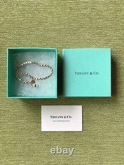 Auth Tiffany & Co. Vénitien Link Bracelet Argent Sterling 925 Avec Box Dhl