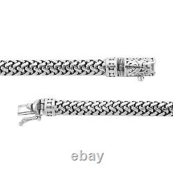 Bali Legacy 925 Bracelet De Corde En Argent Sterling Bangle Cadeaux Pour Les Femmes Taille 7.5