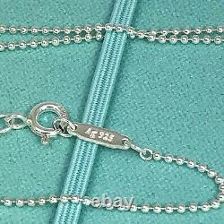 Brand New Tiffany & Co 18 Sterling Silver Perlã Collier Pendentif