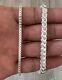 Collier Bracelet En Chaîne En Argent Solide Franco 925 Avec Finition Diamantée Et Polie De Haute Qualité