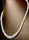 Collier De Perles Rondes De Grande Taille En Opale éthiopienne étincelante De Luxe En Argent Sterling