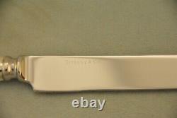 Couteau de table de 10-3/8 pouces en argent sterling Tiffany Audubon sans monogramme