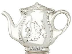 Cuillère à thé vintage en argent sterling George VI