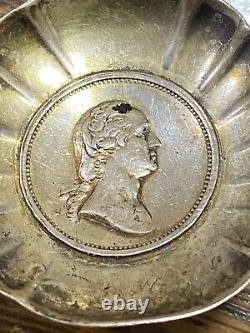 Cuillère en argent rare de George Washington né en 1732, mort en 1799