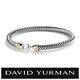 David Yurman Cable Buckle Bracelet Avec Or 18k 5mm 925 Argent Sterling (l)