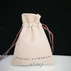 David Yurman Sterling Argent Améthyste Et Câble D'or 5mm Bracelet
