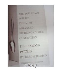 Diamant Par Reed Et Barton Service De Couverts En Argent Sterling 48 Pc Nouveau Inutilisé