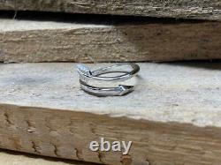 Femme Spacial Arrow Toe Ring Sterling Silver 14k White Gold Over Beach Wear
