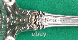 Fine Sterling Silver Gorham Old Baronial 1898 Grande Cuillère De Service 9 1/4 Antique