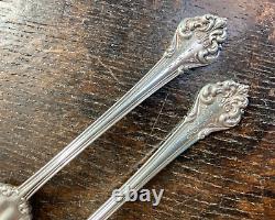 Fourchette de dîner Antique Sterling REED & BARTON L'ELEGANTE 1900 avec monogramme Lot de 2