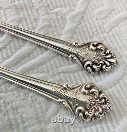 Fourchette de dîner Antique Sterling REED & BARTON L'ELEGANTE 1900 avec monogramme Lot de 2