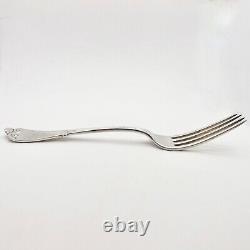 Fourchette de dîner en argent sterling de Tiffany Co. Antique