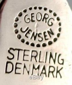 Georg Jensen Sterling Silver'acanthus' Couverts. Service Complet Pour Le Dîner 12p
