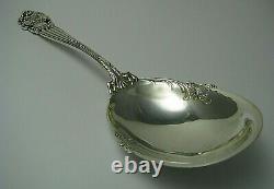 Géorgian Towle Sterling Silver Berry Sloon Sloon Sloon Serving Spoon Ca1898 Mono R