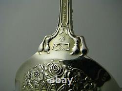 Géorgian Towle Sterling Silver Berry Sloon Sloon Sloon Serving Spoon Ca1898 Mono R